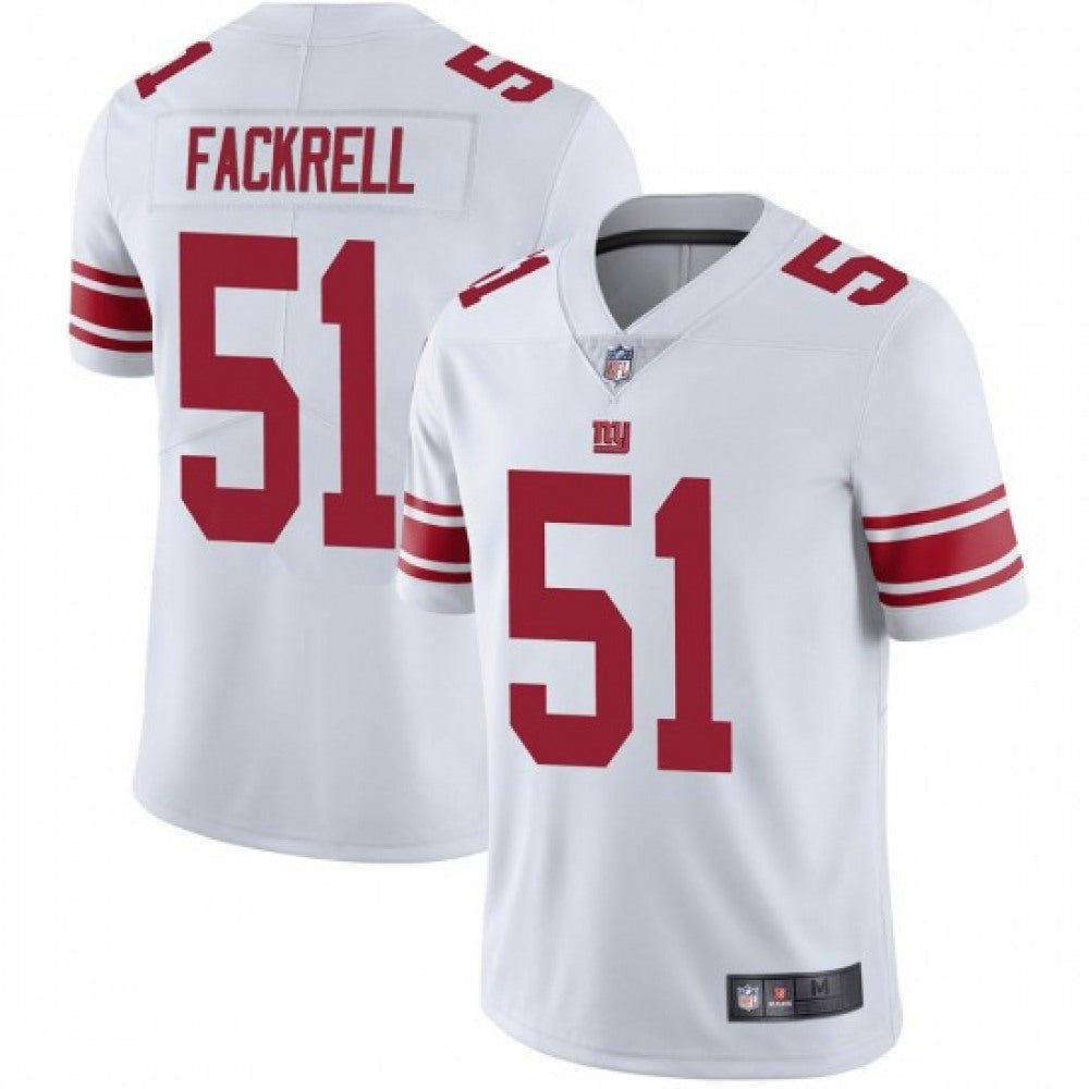Men's New York Giants #51 Kyler Fackrell White Vapor Untouchable Limited Stitched Jersey 