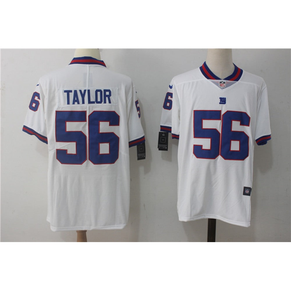 Men's New York Giants #56 Lawrence Taylor White Vapor Untouchable Limited Stitched NFL Jersey 