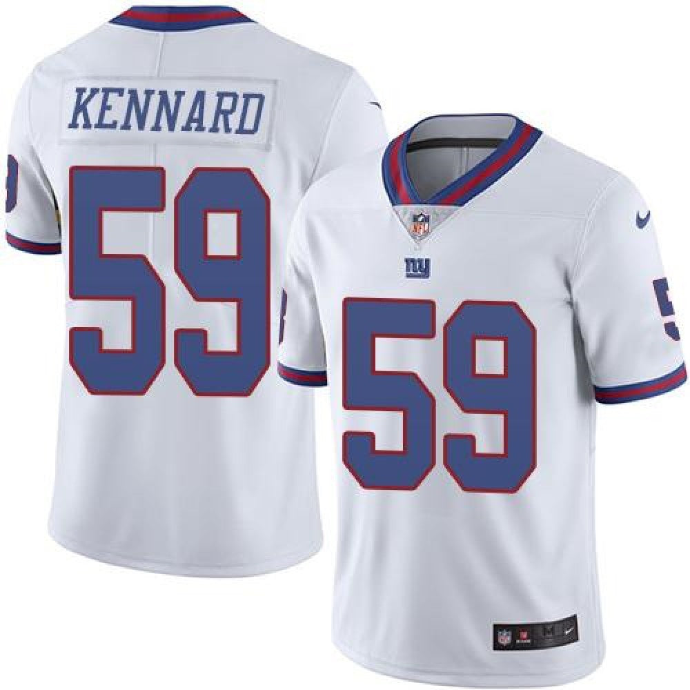 Giants #59 Devon Kennard White Men's Stitched NFL Limited Rush Jersey 