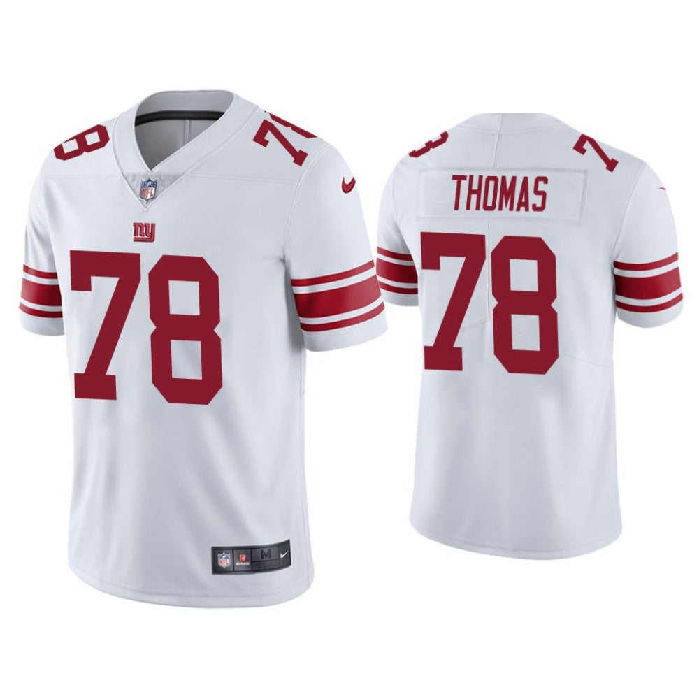 Men's New York Giants #78 Andrew Thomas White Vapor Untouchable Limited Stitched Jersey 