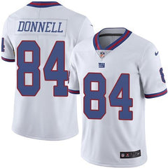 Giants #84 Larry Donnell White Men's Stitched NFL Limited Rush Jersey 