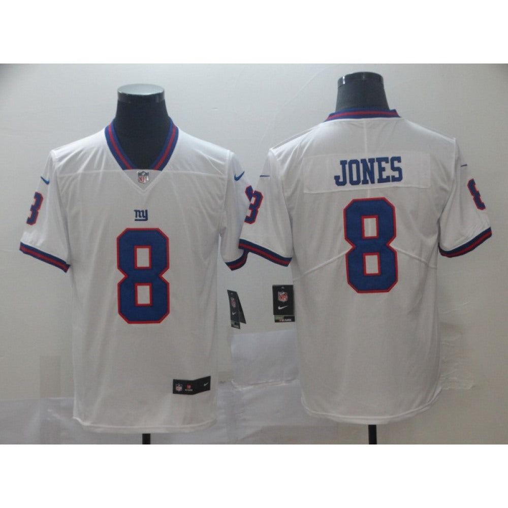 Men's New York Giants #8 Daniel Jones Color Rush Limited Stitched NFL Jersey 