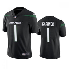 Men's New York Jets #1 Ahmad Gardner 2022 Black Vapor Untouchable Limited Stitched Jersey 