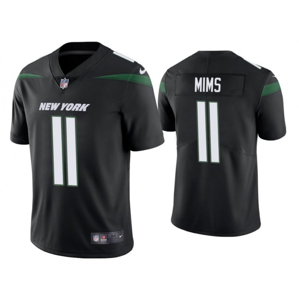 Men's New York Jets #11 Denzel Mims Black Vapor Untouchable Limited Stitched Jersey 
