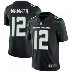 Men's New York Jets #12 Joe Namath 2019 Black Vapor Untouchable Limited Stitched NFL Jersey 