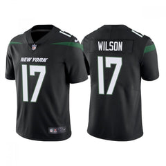 Men's New York Jets #17 Garrett Wilson 2022 Black Vapor Untouchable Limited Stitched Jersey 