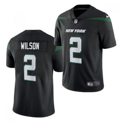 Men's New York Jets #2 Zach Wilson 2021 NFL Draft Black Vapor Untouchable Limited Stitched Jersey 