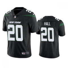Men's New York Jets #20 Breece Hall 2022 Black Vapor Untouchable Limited Stitched Jersey 