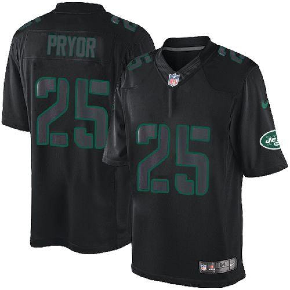 Jets #25 Calvin Pryor Black Men's Stitched NFL Impact Limited Jersey 