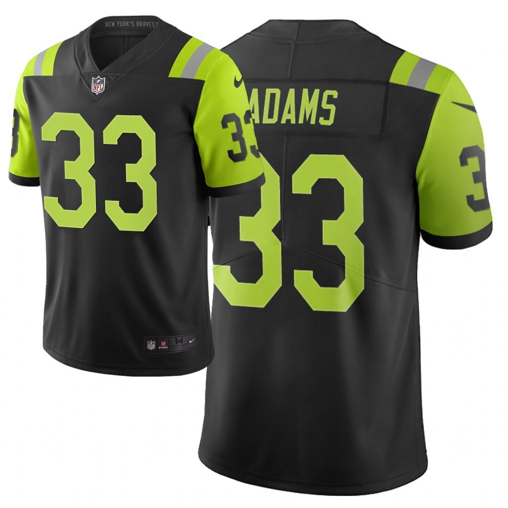 Men's New York Jets #33 Jamal Adams Black /Green 2019 City Edition Limited Stitched NFL Jersey 