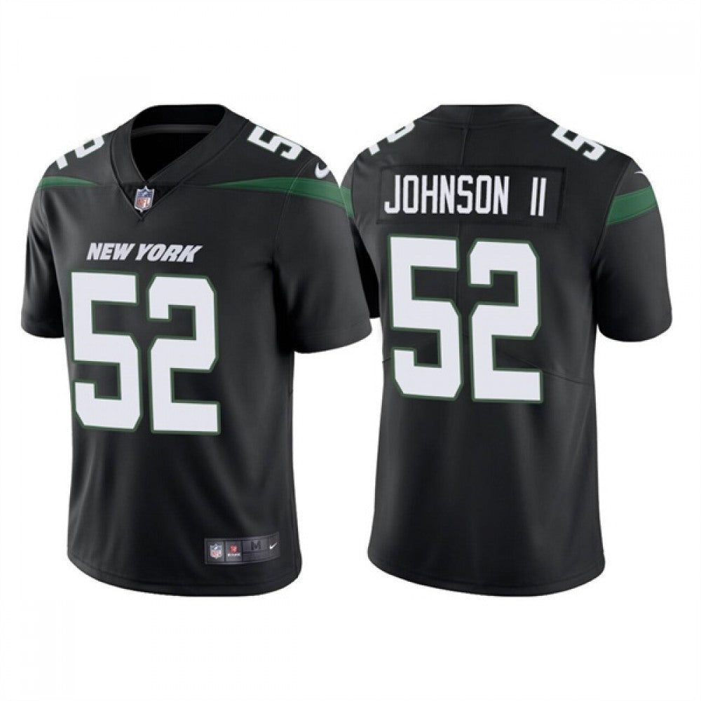 Men's New York Jets #52 Jermaine Johnson II 2022 Black Vapor Untouchable Limited Stitched Jersey 