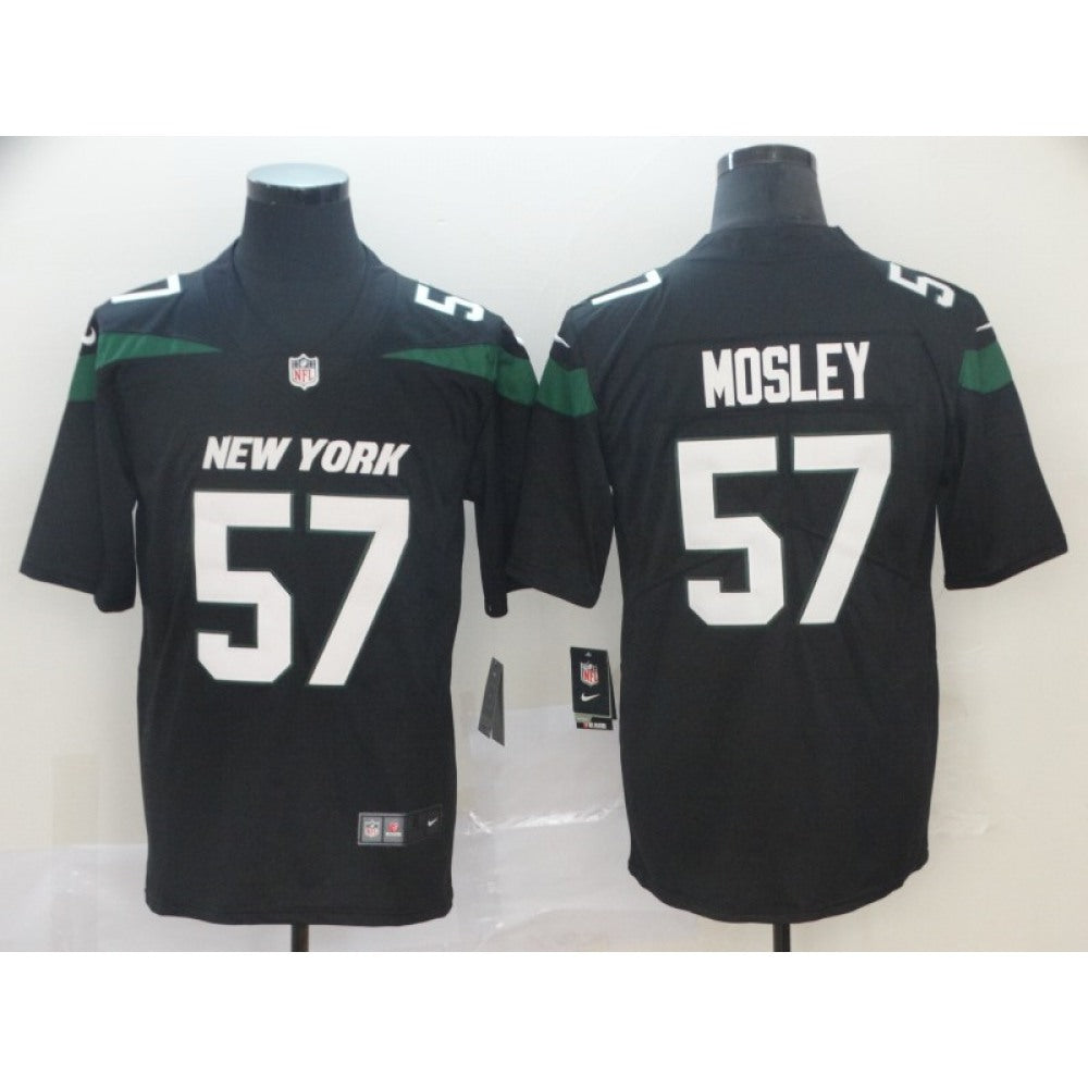 Men's New York Jets #57 C.J. Mosley Black Vapor Untouchable Limited Stitched NFL Jersey 