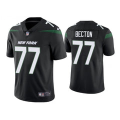 Men's New York Jets #77 Mekhi Becton Black Vapor Untouchable Limited Stitched Jersey 