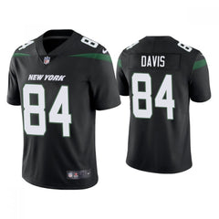 Men's New York Jets #84 Corey Davis 2021 Black Vapor Untouchable Limited Stitched Jersey 