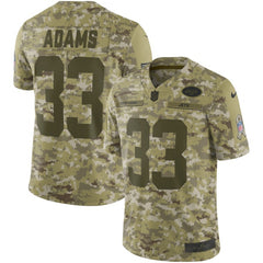 Men's New York Jets #33 Jamal Adams 2018 Camo Salute to Service Limited Stitched NFL Jersey 