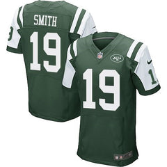 Jets #19 Devin Smith Green Team Color Men's Stitched NFL Elite Jersey 