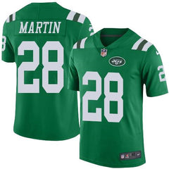Jets #28 Curtis Martin Green Men's Stitched NFL Elite Rush Jersey 