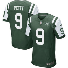 Jets #9 Bryce Petty Green Team Color Men's Stitched NFL Elite Jersey 