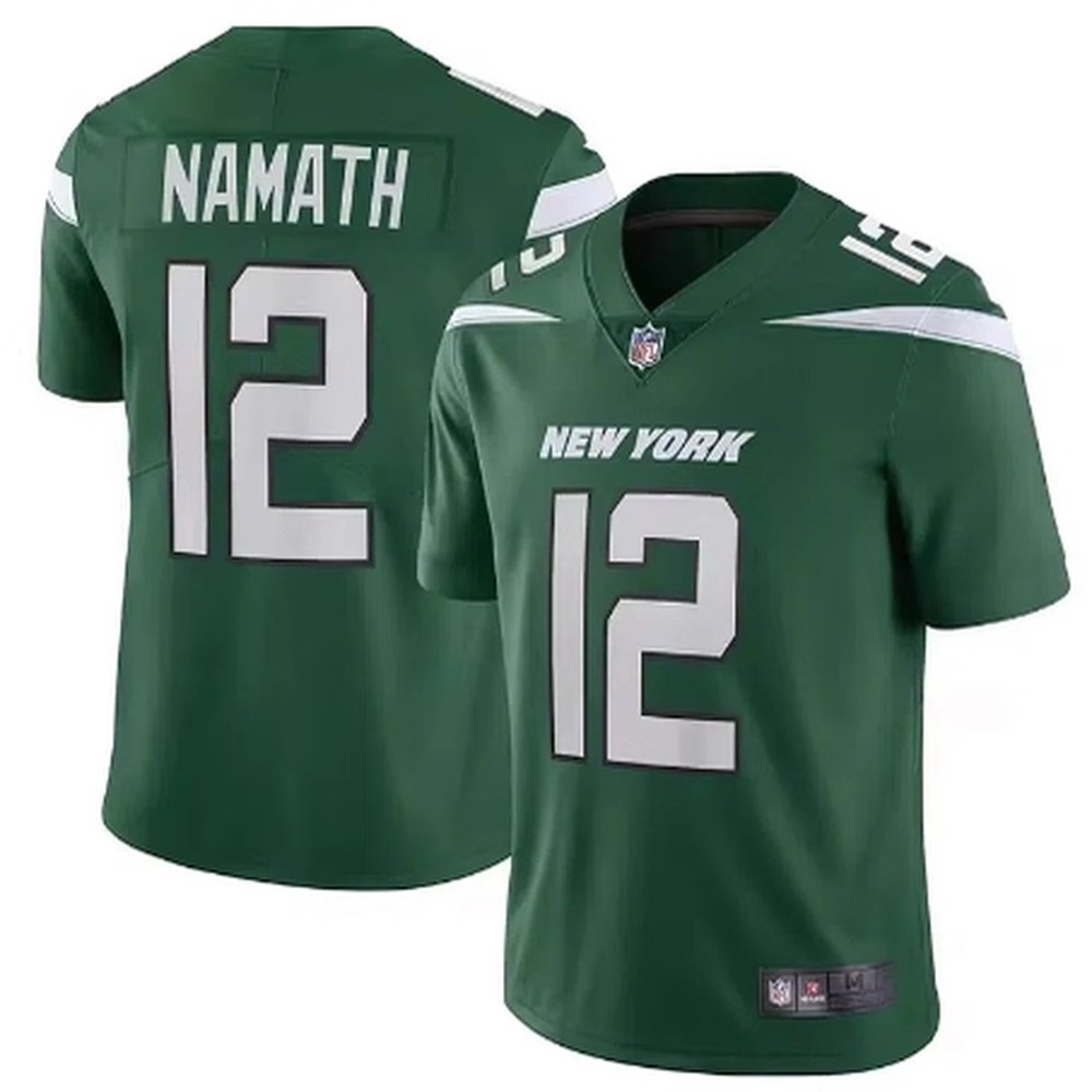 Men's New York Jets #12 Joe Namath 2019 Green Vapor Untouchable Limited Stitched NFL Jersey 