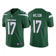 Men's New York Jets #17 Garrett Wilson 2022 Green Vapor Untouchable Limited Stitched Jersey 