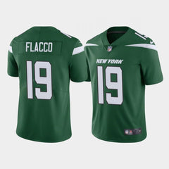 Men's New York Jets #19 Joe Flacco Green Vapor Untouchable Limited Stitched Jersey 
