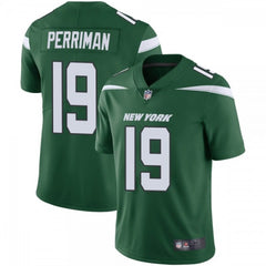 Men's New York Jets #19 Breshad Perriman Green Vapor Untouchable Limited Stitched Jersey 
