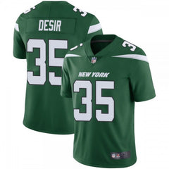 Men's New York Jets #35 Pierre Desir Green Vapor Untouchable Limited Stitched Jersey 
