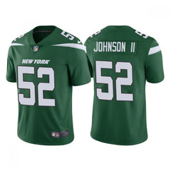 Men's New York Jets #52 Jermaine Johnson II 2022 Green Vapor Untouchable Limited Stitched Jersey 