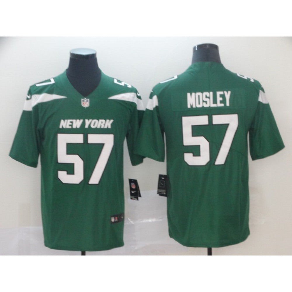Men's New York Jets #57 C.J. Mosley Green Vapor Untouchable Limited Stitched NFL Jersey 