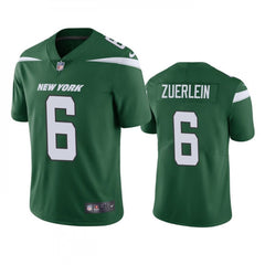 Men's New York Jets #6 Greg Zuerlein Green Vapor Untouchable Limited Stitched Jersey 