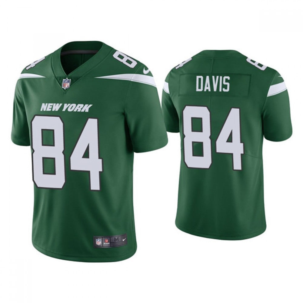 Men's New York Jets #84 Corey Davis 2021 Green Vapor Untouchable Limited Stitched Jersey 
