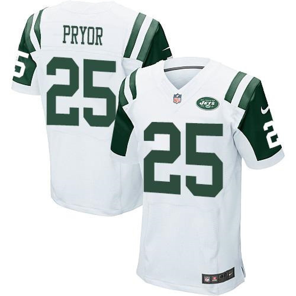Jets #25 Calvin Pryor White Men's Stitched NFL Elite Jersey 