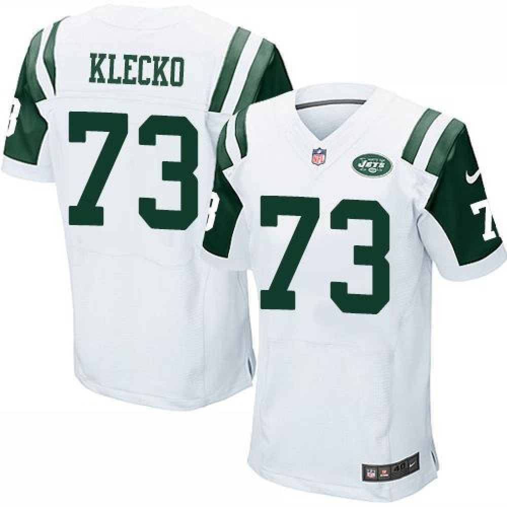 Jets #73 Joe Klecko White Men's Stitched NFL Elite Jersey 