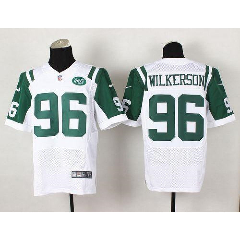 Jets #96 Muhammad Wilkerson White Men's Stitched NFL Elite Jersey 