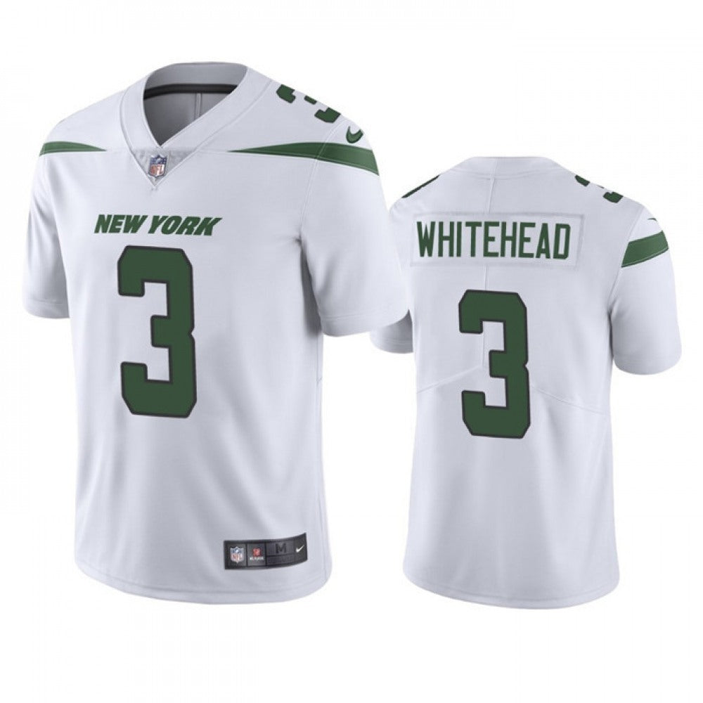 Men's New York Jets #3 Jordan Whitehead White Vapor Untouchable Limited Stitched Jersey 