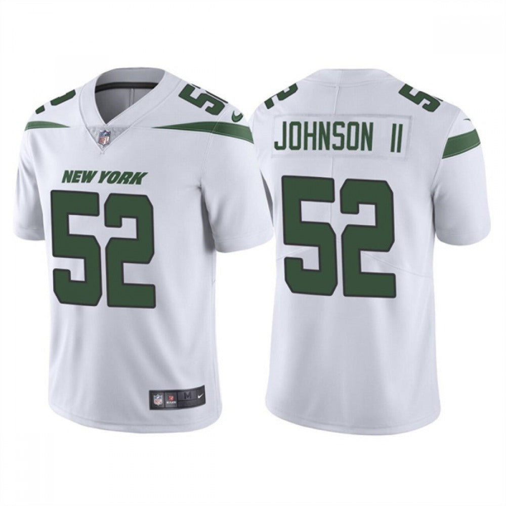 Men's New York Jets #52 Jermaine Johnson II 2022 White Vapor Untouchable Limited Stitched Jersey 