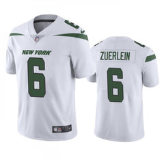 Men's New York Jets #6 Greg Zuerlein White Vapor Untouchable Limited Stitched Jersey 