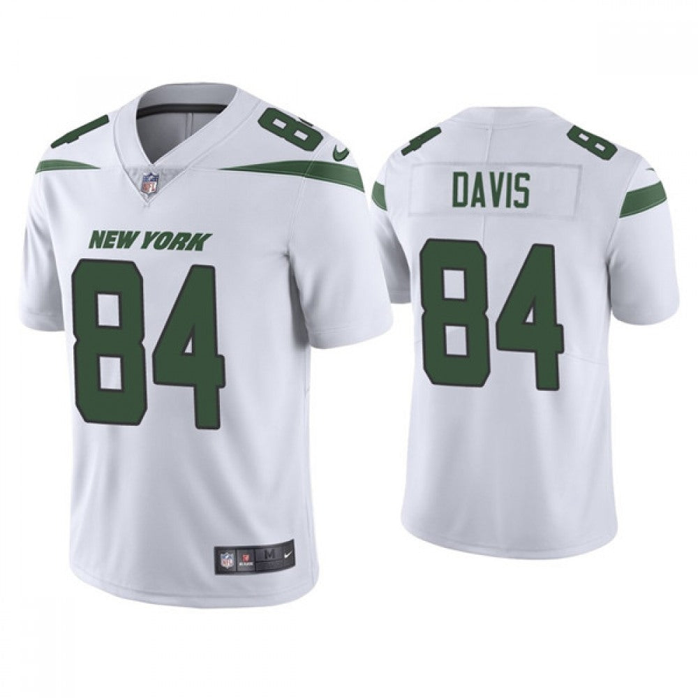 Men's New York Jets #84 Corey Davis 2021 White Vapor Untouchable Limited Stitched Jersey 