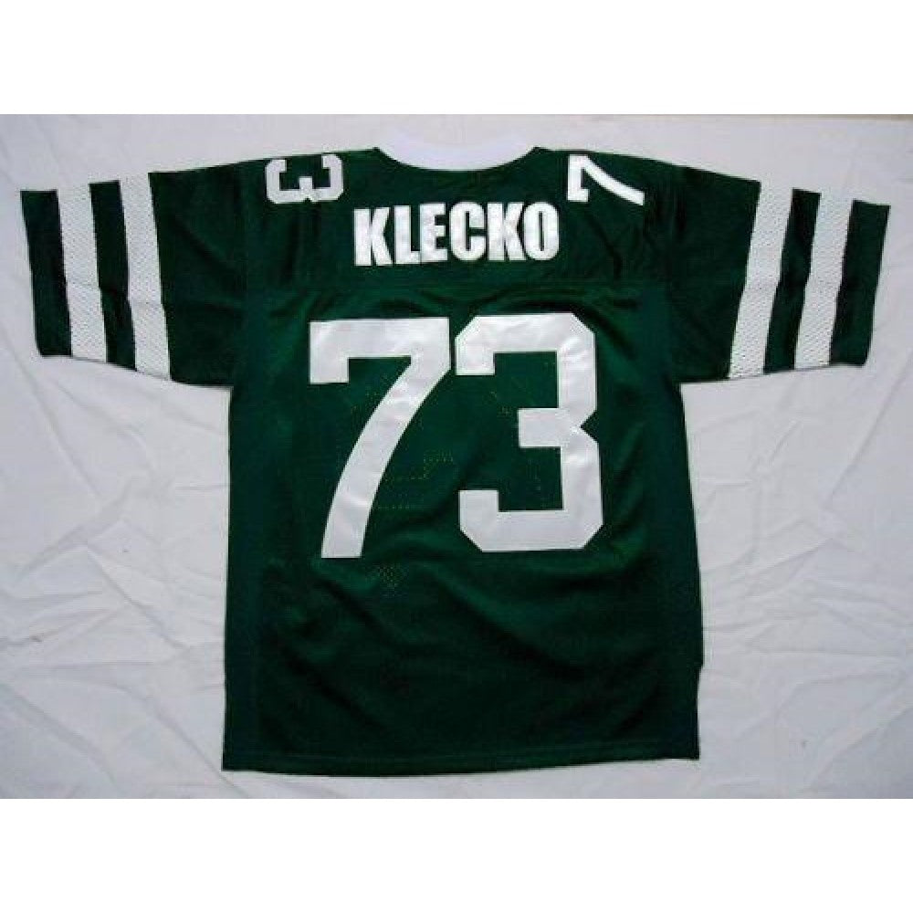 Mitchell And Ness Jets #73 Joe Klecko Green Stitched Throwback NFL Jersey 