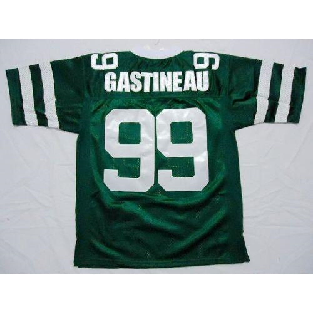 Mitchell And Ness Jets #99 Mark Gastineau Green Stitched Throwback NFL Jersey 
