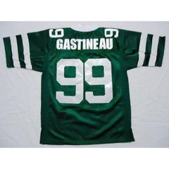 Mitchell And Ness Jets #99 Mark Gastineau Green Stitched Throwback NFL Jersey 