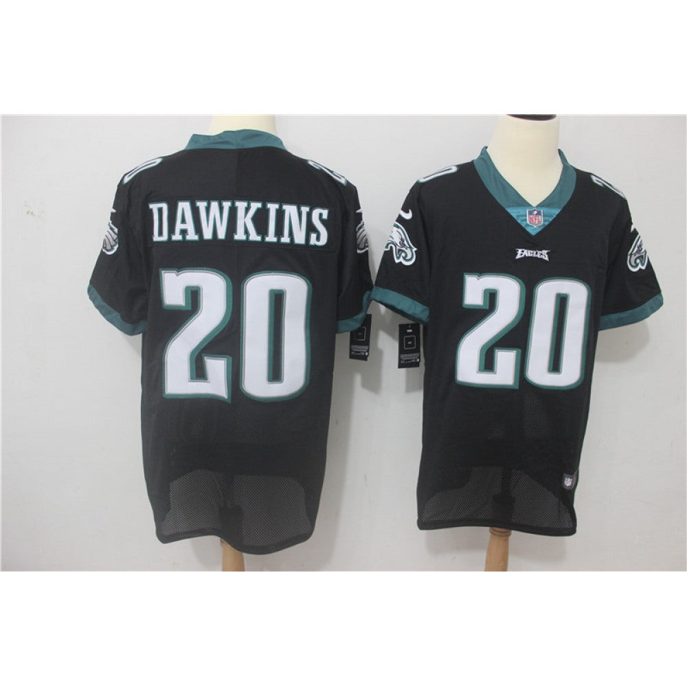 Men's Philadelphia Eagles #20 Brian Dawkins Black Vapor Untouchable Elite Stitched NFL Jersey 