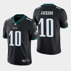 Men's Philadelphia Eagles #10 DeSean Jackson Black Vapor Untouchable Limited Stitched Jersey 