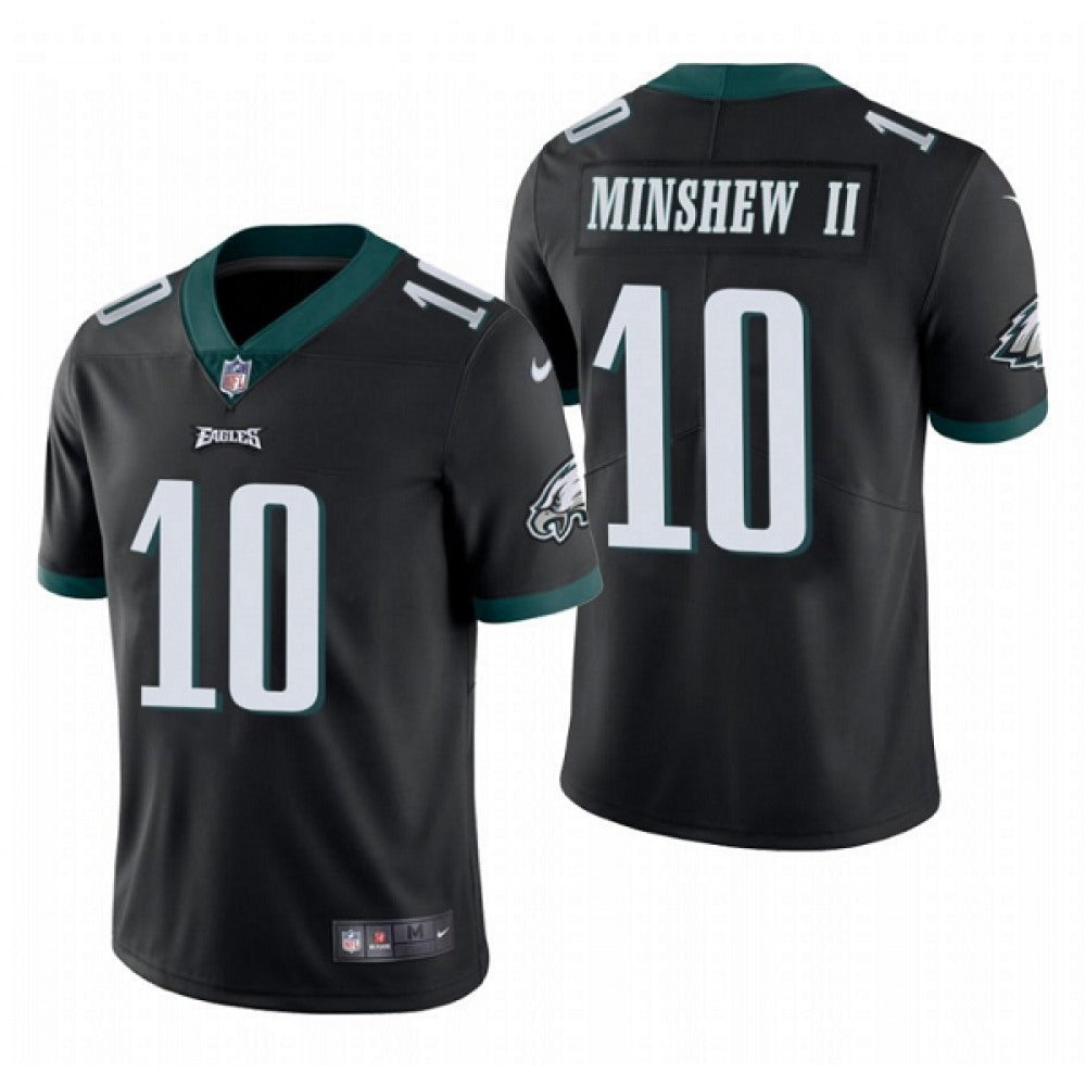 Men's Philadelphia Eagles #10 Gardner Minshew II Black Vapor Untouchable Limited Stitched Jersey 