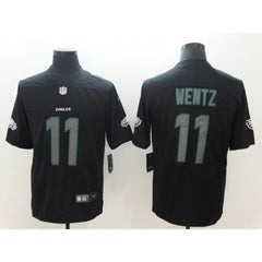 Men's Philadelphia Eagles #11 Carson Wentz Black 2018 Impact Limited Stitched NFL Jersey 
