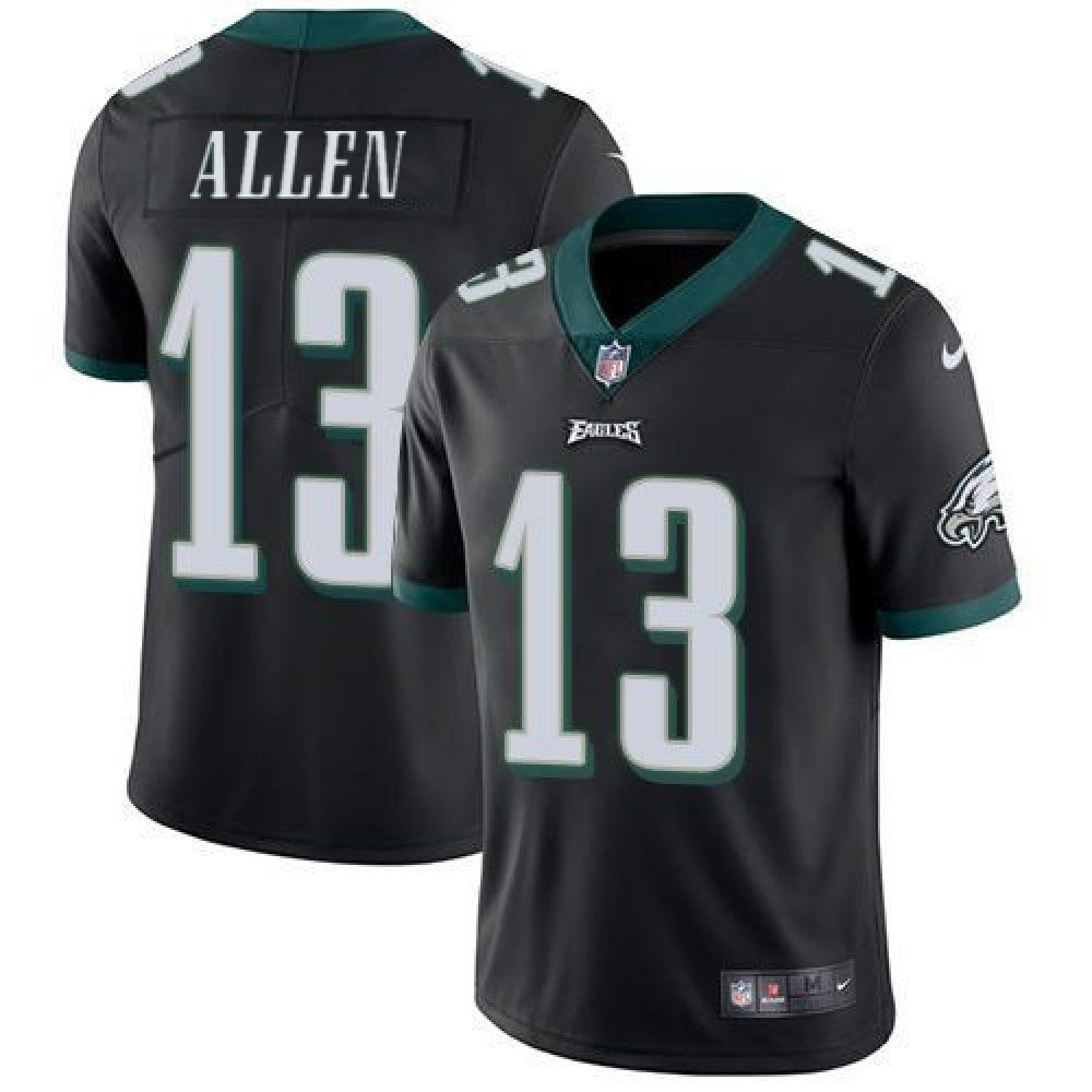 Men's Philadelphia Eagles #13 Devon Allen Black Vapor Untouchable Limited Stitched Jersey 