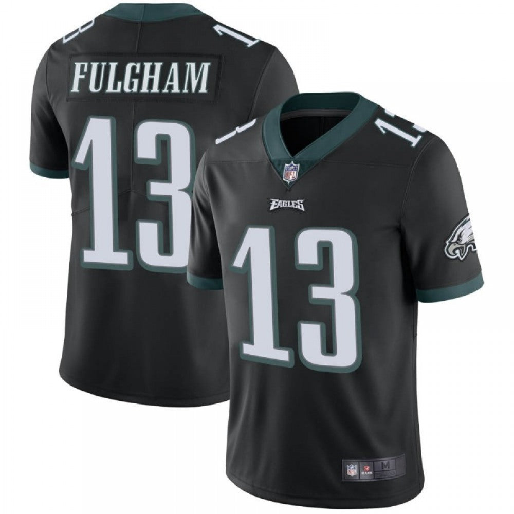 Men's Philadelphia Eagles #13 Travis Fulgham Black Vapor Untouchable Limited Stitched Jersey 