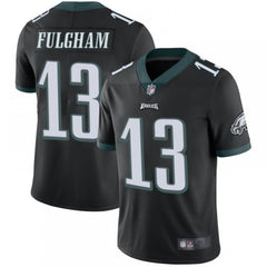 Men's Philadelphia Eagles #13 Travis Fulgham Black Vapor Untouchable Limited Stitched Jersey 