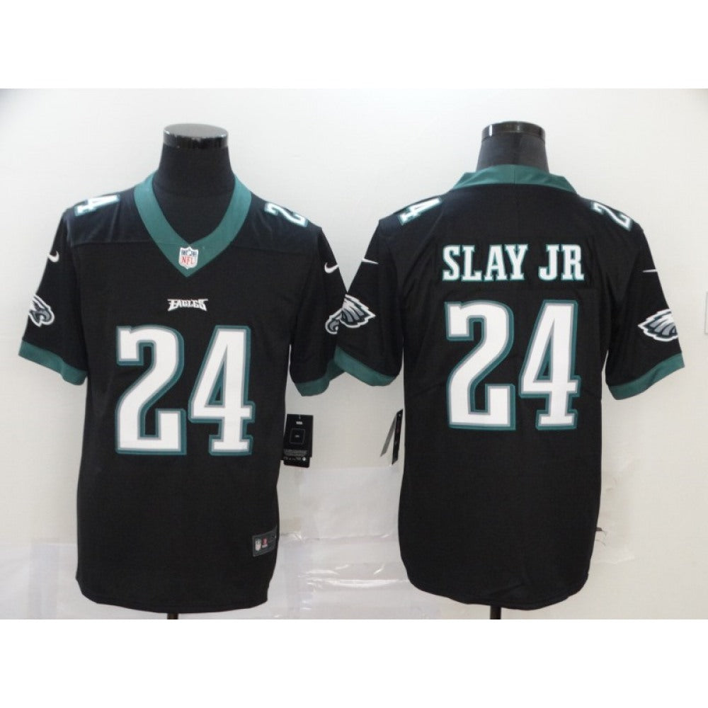 Men's Philadelphia Eagles #24 Darius Slay JR Black Vapor Untouchable Limited Stitched NFL Jersey 