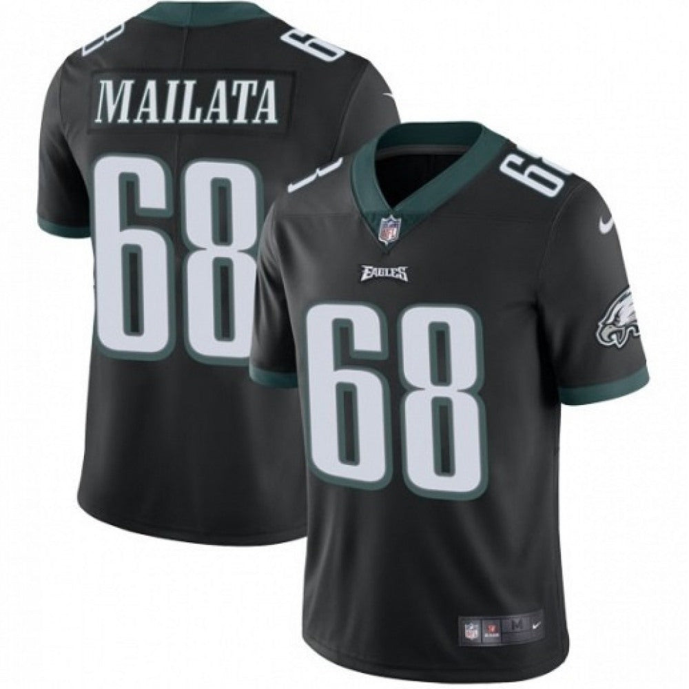 Men's Philadelphia Eagles #68 Jordan Mailata Black Vapor Untouchable Limited Stitched Jersey 